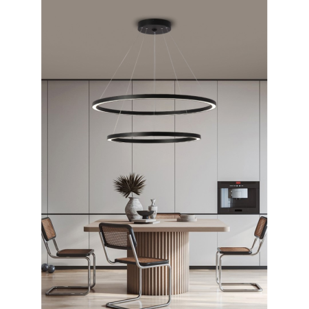 LED lampa 60+80cm, 93W Zigbee