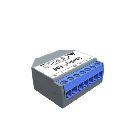 Shelly EM vienfāzes enerģijas skaitītājs ar kontaktora vadību