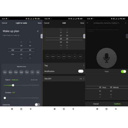 Smart RGB+CCT E27 ZigBee TUYA LED spuldze