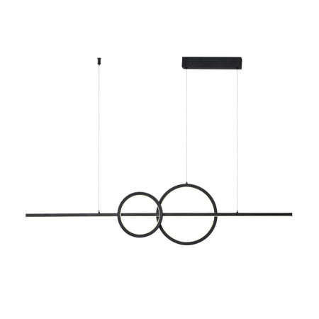 RONDAS Smart piekarams gaismeklis melns 131cm 56W Tuya WiFi ar BEACON atbalstu