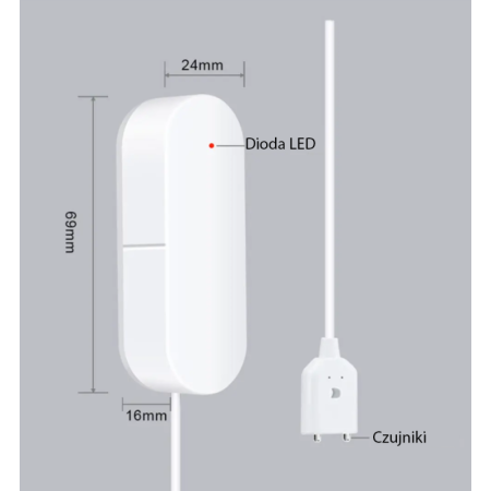TUYA Smart AAA WiFi plūdu sensors
