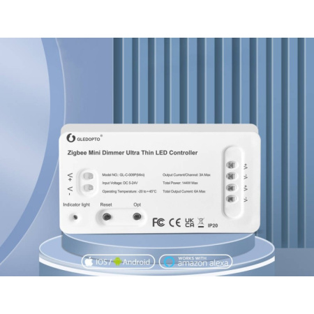 Ultra Mini kontrolieris LED DIM GL ZigBee HUE TUYA