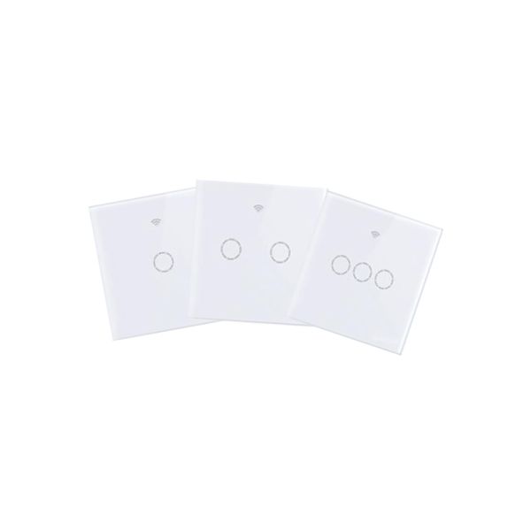 SmartWise T4 EU 3C 3 grupu WiFi+RF viedais gaismas slēdzis (viena strāva, darbojas bez neitrālas) (R2,