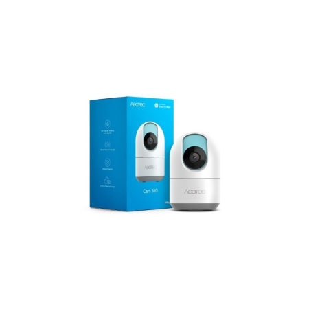 Aeotec Cam 360, viedā Wi-Fi SmartThings lietotne saderīga kamera ar PT (GP-AEOCAMEU)