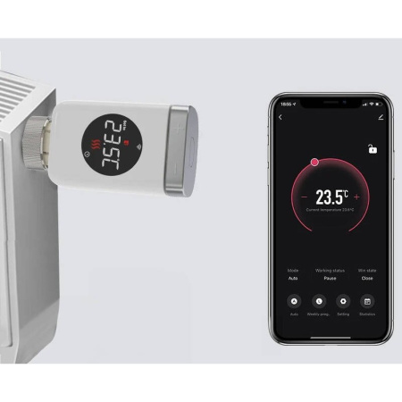 Radiatora vārsta termostats Zigbee