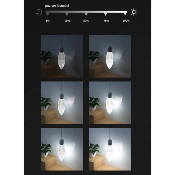 RGBCCT E14 ZigBee GL 4W LED spuldze