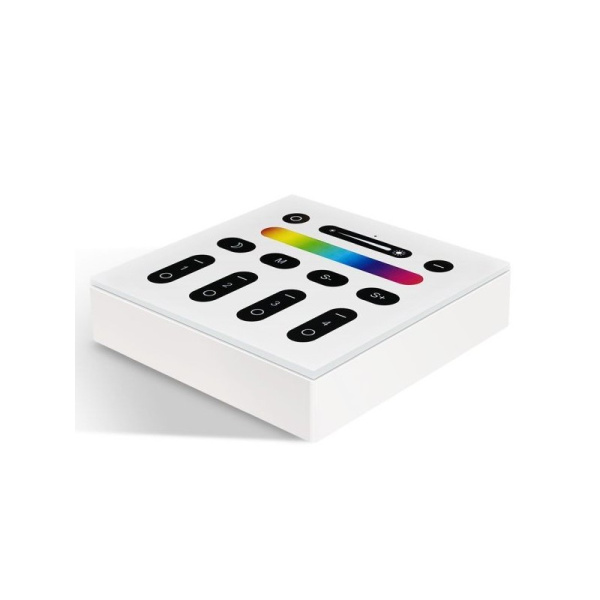 Gledopto 4 zonu LED RF bezvadu sienas panelis (Gledopto Pro LED kontrolleriem), kas darbojas no akumulatora (GL-W-003Z)