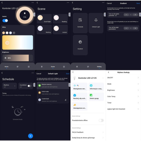 Kontroler LED CW 15A ZigBee 3.0 HUE TUYA