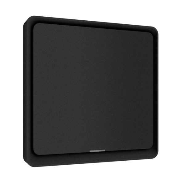 Smart switch 1 pogas WiFi, 230V, melns