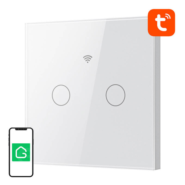 Smart Touch WiFi gaismas slēdzis Gosund SLS2 (izvēles N, Dual)
