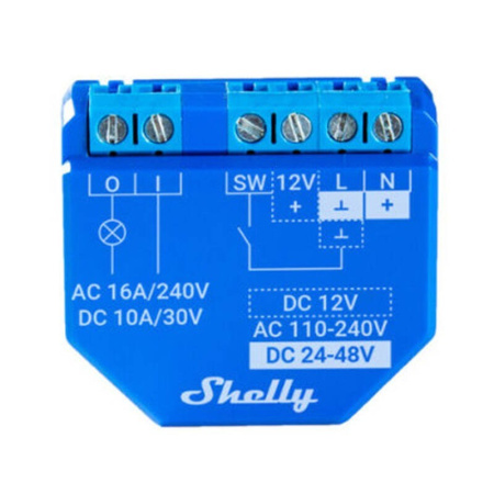 WiFi Smart Switch Shelly, 1 kanāls 16A Shelly