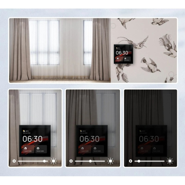 Панель Alexa LCD 4 мультибрамка ZigBee WiFi BT TUYA