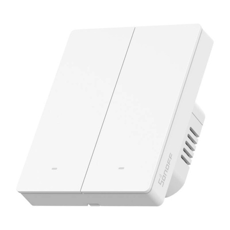 M5-2C-80W WiFi Matter viedais sienas slēdzis (2 kanālu, rāmim)