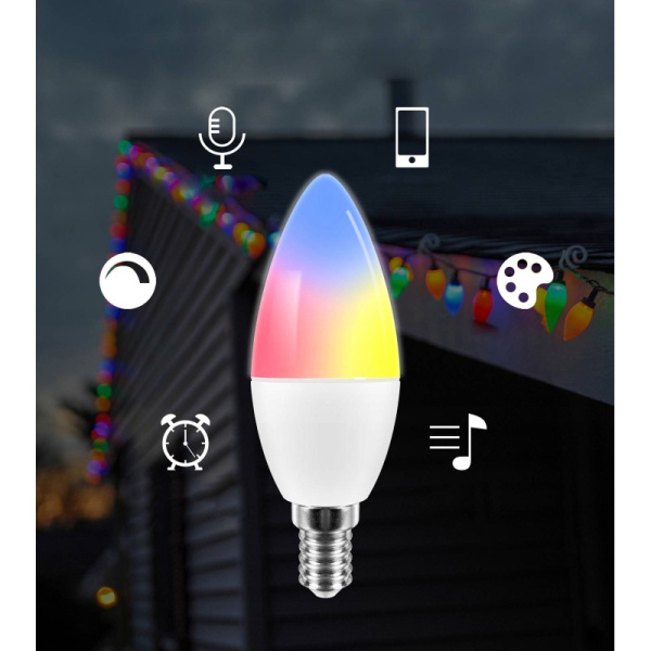 RGBCCT E14 ZigBee GL 4W LED spuldze