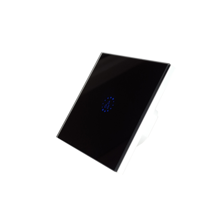 KingArt augstas veiktspējas (20A), Sonoff saderīgs, WiFi skārienslēdzis / katla slēdzis (melns)