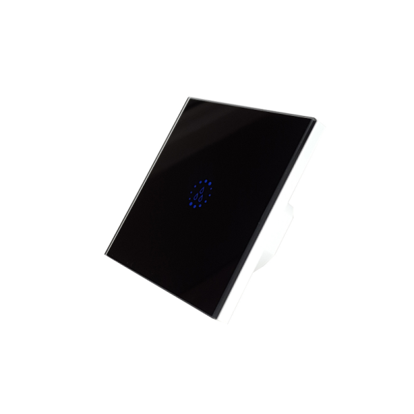 KingArt augstas veiktspējas (20A), Sonoff saderīgs, WiFi skārienslēdzis / katla slēdzis (melns)