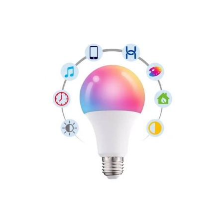 Viedā Wi-Fi RGB+CCT E27 9W spuldze