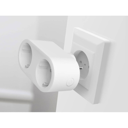 WiFi ligzda ar mērījumu 2 Porti 16A TUYA