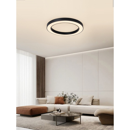 PASTEL SLIM Smart griestu lampa 95x7cm 68W melns Zigbee 3.0