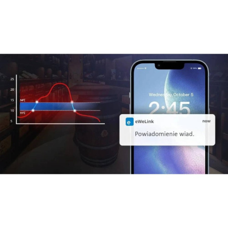 Temperatūras un mitruma monitors Zigbee