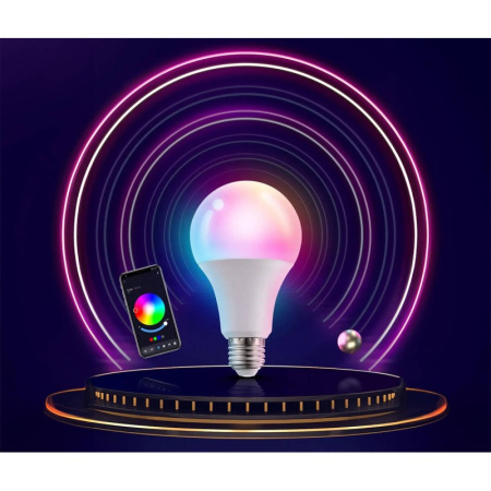 Viedā Wi-Fi RGB+CCT E27 9W spuldze