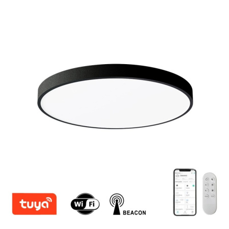liTE SemPliCI Smart Ceiling Light Black 50cm 48W 3468 lm Tuya WiFi BEACON