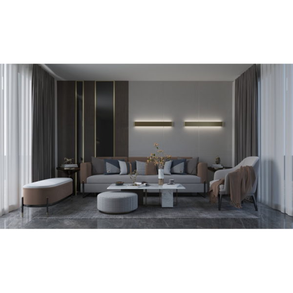 Sienas lampa 76 cm 40w zelta Zigbee