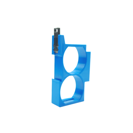 Dubultais DIN sliedes adapteris Shelly 1 un Shelly 1PM viedreleja slēdžiem