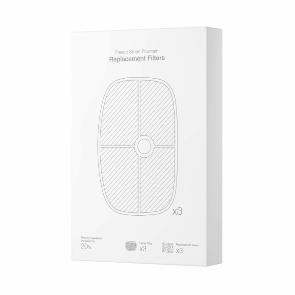 Сменные фильтры + губка + помпа Petoneer (3 шт)