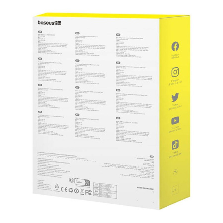 Hub Baseus T-Space ar USB-C līdz zibens kabeļiem Tesla automašīnām (melns)