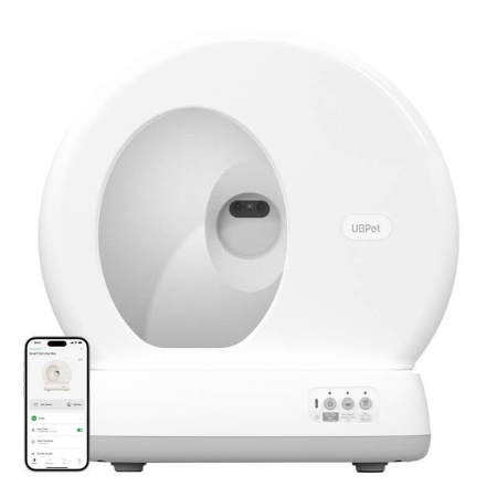 Inteliģenta pašattīroša kaķu smilšu kaste ar kameru UBPet C10 Pro
