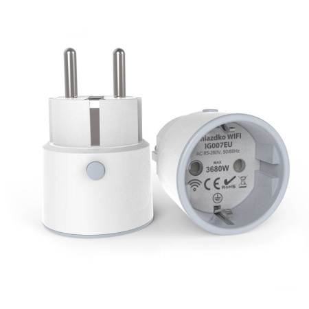 Smart WiFi ligzda Strāvas patēriņa mērīšana 16A TUYA