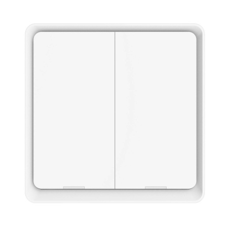 Slēdzis 2 ķēdes balts KT ZigBee TUYA sērija