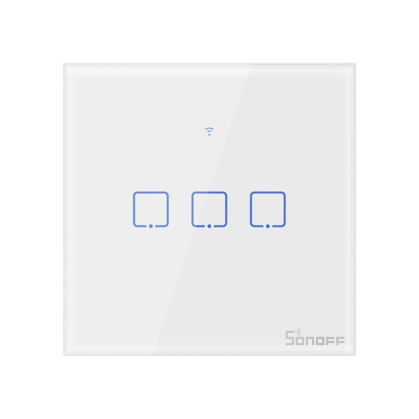Smart Switch WiFi Sonoff T0 EU TX (3 kanāli)