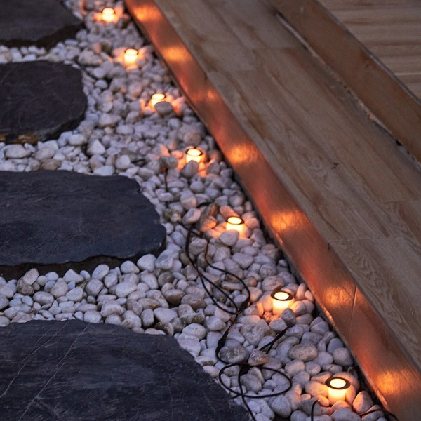 ESTRELAS viedā saules zemējuma gaisma, RGB, IP65, Bluetooth, TUYA, 2W