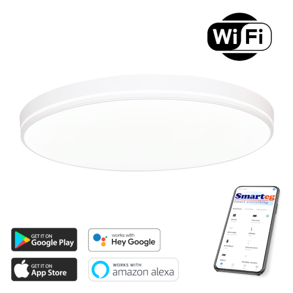 Viedā lampa 40cm 20W balts Wi-Fi