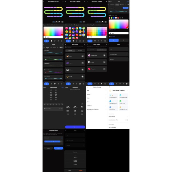 Неон RGBIC 24Вт 12В IP67 Пилот 5м WiFi TUYA