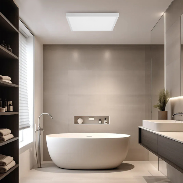 Immax NEO liTE FRAME Smart ceiling luminaire 60x60cm , IP44, CCT, WiFi, Tuya, BEACON white