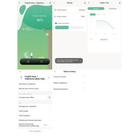 Augsnes mitruma sensors IP67 Zigbee