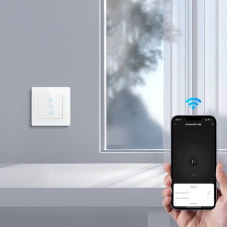 Stikla balts rullīšu slēdzis