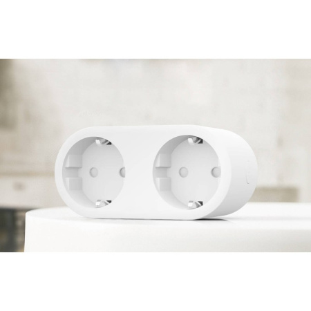 WiFi ligzda ar mērījumu 2 Porti 16A TUYA