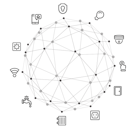 Garāžas durvju relejs Wi-Fi+antena