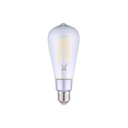 Shelly Vintage (E27, ST64) viedā aptumšojama WiFi silti balta spuldze ar vintage (Edisona stila)