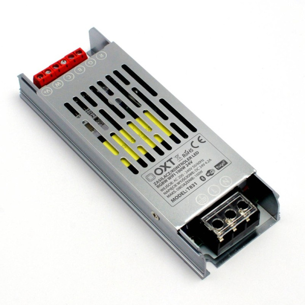 OXT 2w1 OXT 2w1 Zasilacz i Kontroler LED RGB+CCT 100W 24V WiFi Bluetooth TUYA