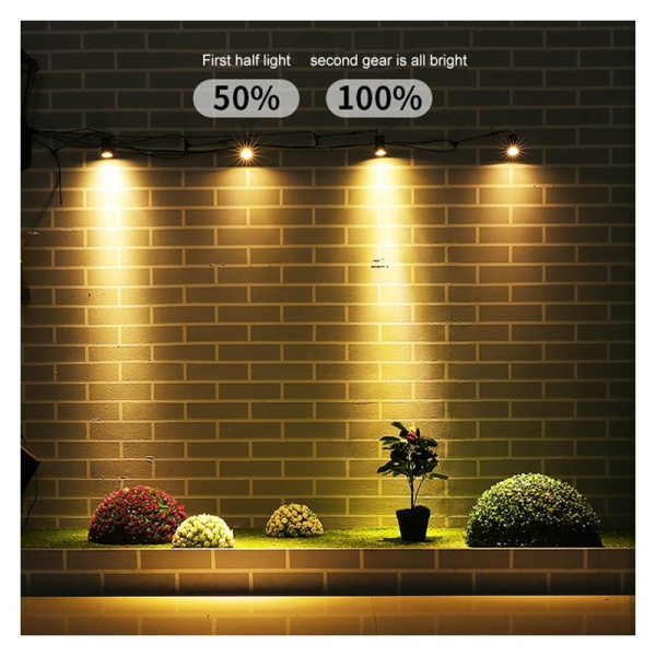 REFLECTORES viedais saules prožektors, RGB, IP65, Bluetooth, TUYA