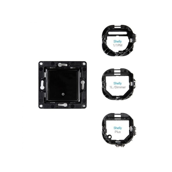 Shelly Wall Switch 1 poga - melna