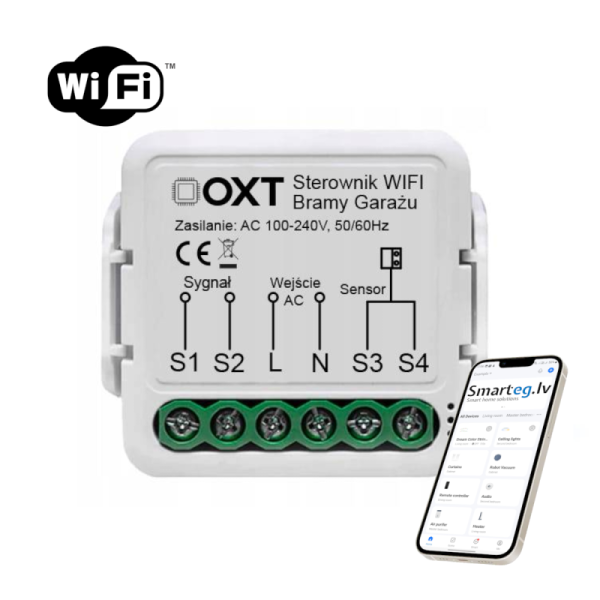 Zigbee 1 pogas releja modulis 5A