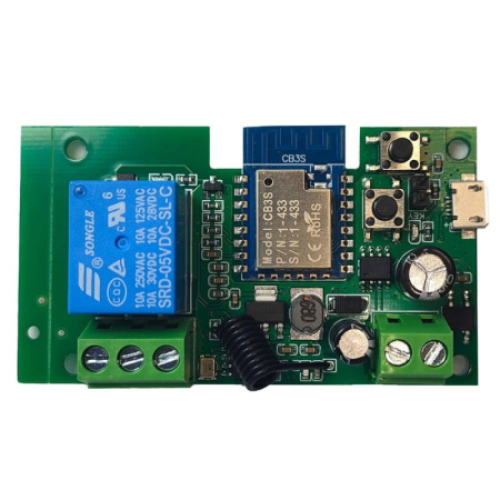 Tuya DC 5-32V WiFi+RF433 bezsprieguma kontrolieris