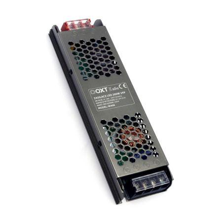 24V 200W Slim IP20 PRO LED barošanas avots