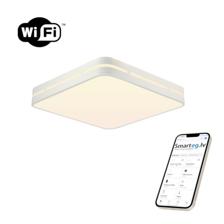 LED RGB griestu lampa kvadrātveida 30cm 24W Wi-Fi